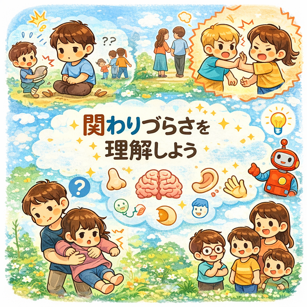 「関わりづらい子」ではなく、「感じ方が違う子」