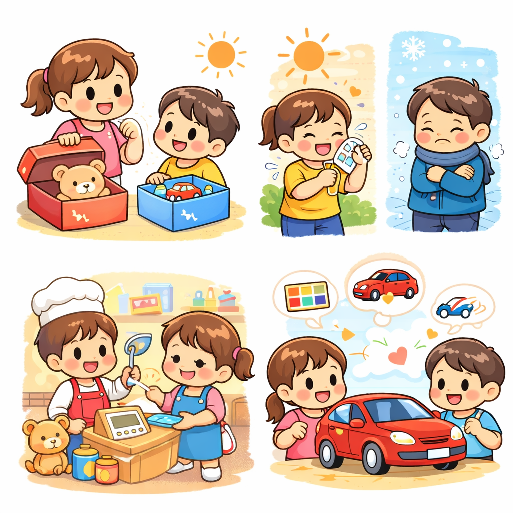 ことばは「比べて」育つ─反対語から広がる、子どものことば