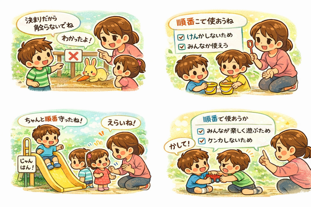 【1歳～5歳】幼児期に育てたい“ルールを守る力”
