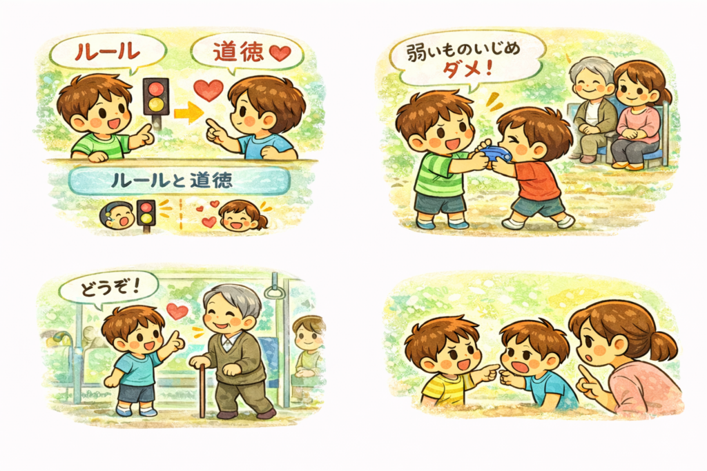 子どもが“道徳”を身につけるとは？