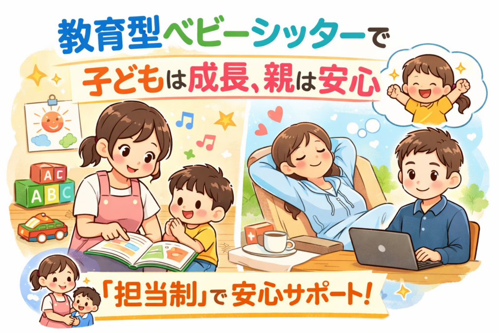 なぜ私たちは「ただ預かるシッター」をしないのか