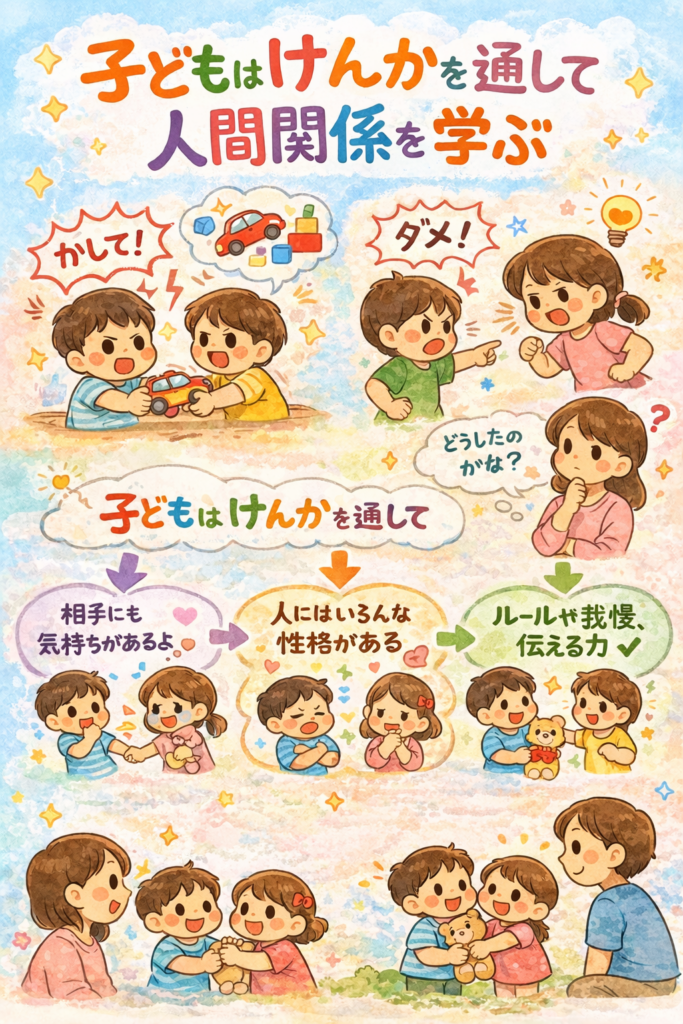 子どものけんかは成長のチャンスだ！