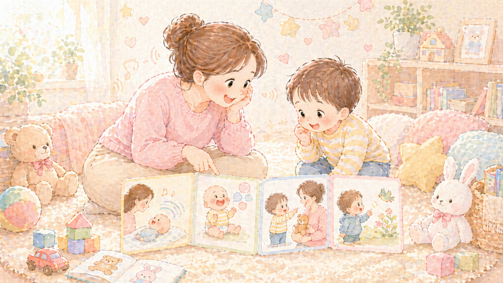 子どもの言葉の発達には年齢ごとの目安がある