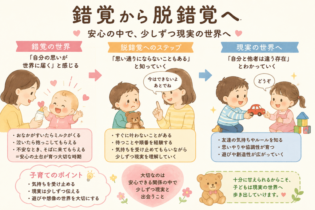 錯覚から脱錯覚へ　子どもが現実と向かい合うための子育て