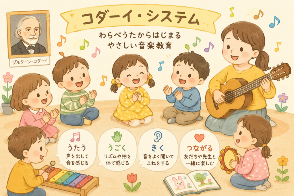コダーイ・システムとは？わらべうたから始める子どもの音楽教育
