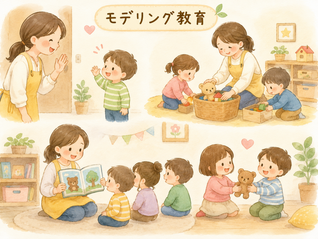 「モデリング教育」とは？子どもは大人の姿から学んでいる