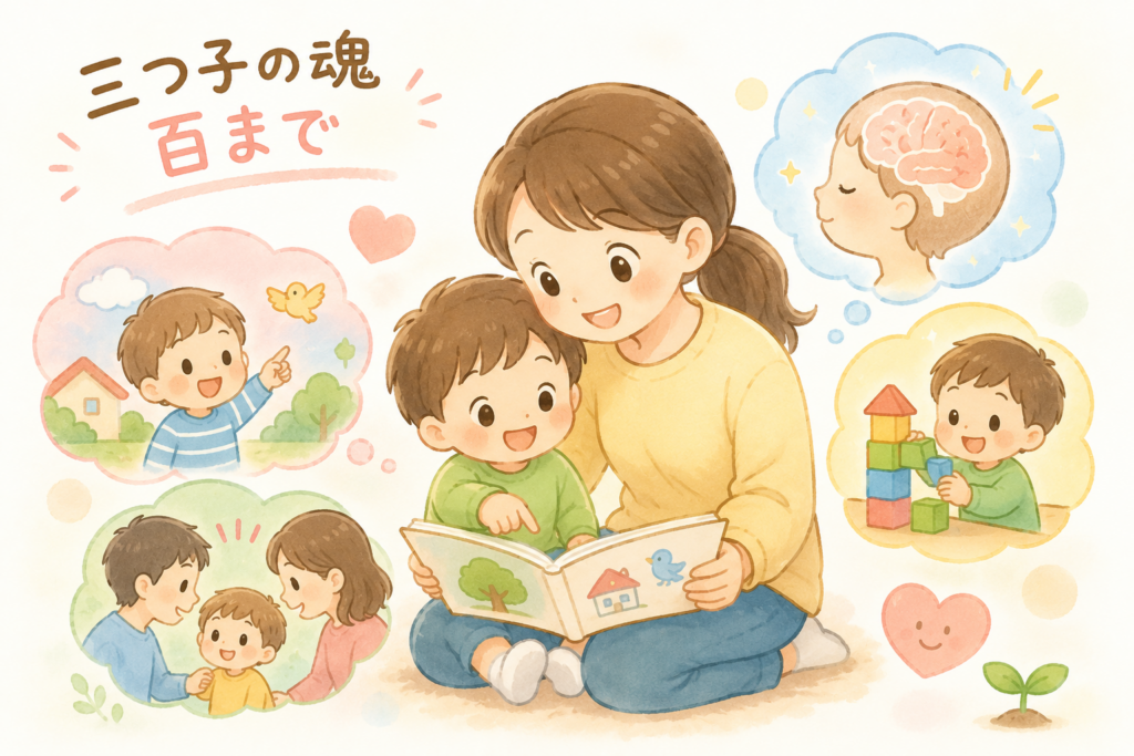 「三つ子の魂百まで」が伝える幼児教育の大切さ