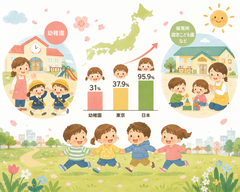 日本の就園率はどのくらい？数字から見る幼児教育の現在