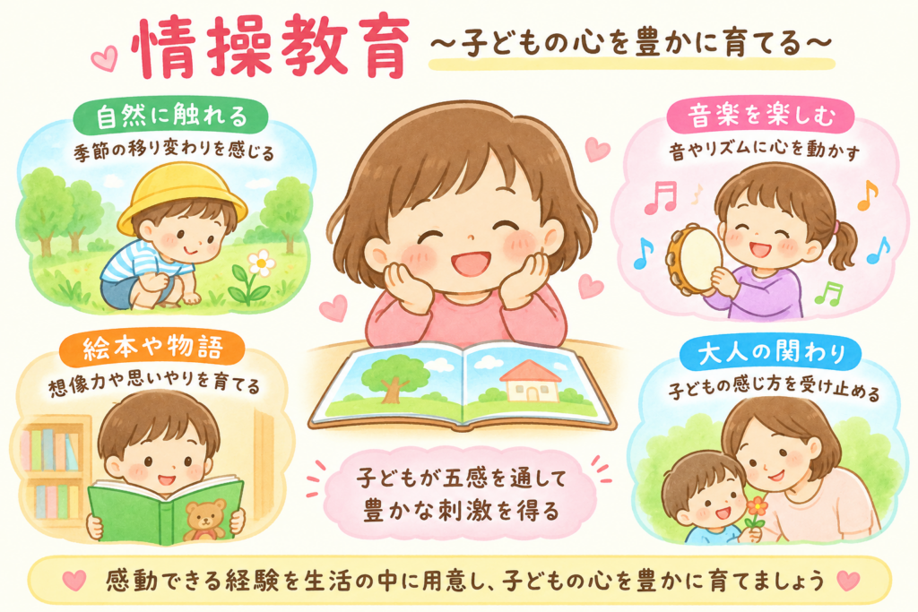 情操教育とは？子どもの「感じる心」を豊かに育てる