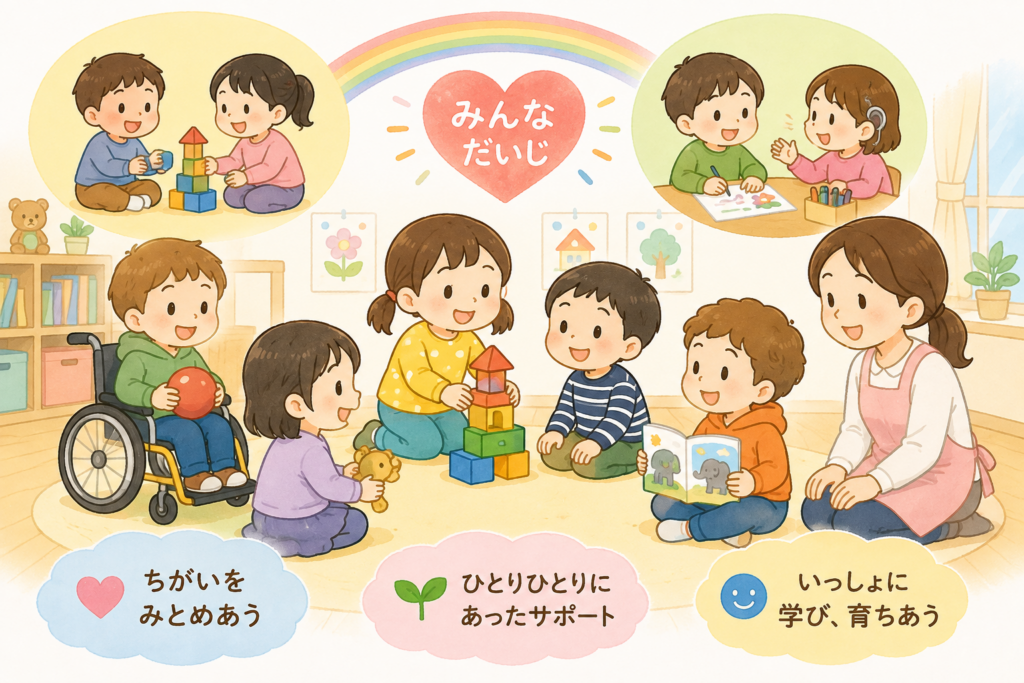 インクルージョンとは？すべての子どもを包み込む保育と教育